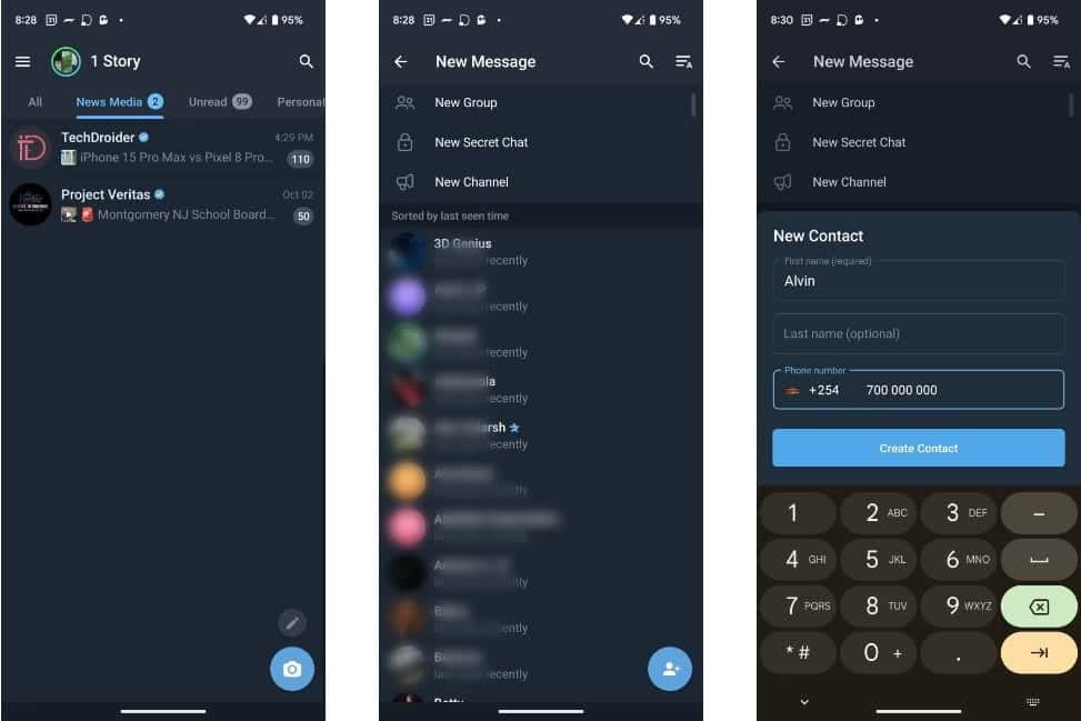 صورة لـ خطوات إضافة جهات اتصال جديدة بسهولة على Telegram | 1OCUsRUeTrTuHE1fIo-x_vw-DzTechs