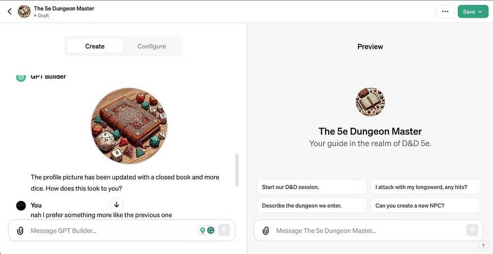 صورة لـ كيفية استخدام “إنشاء GPT” للحصول على إصدار مُخصص من ChatGPT | 1T4wbwwyh3NqWj9PSg6wi5w-DzTechs