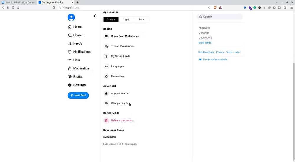 صورة لـ كيفية تعيين اسم نطاق مُخصص لملفك الشخصي على Bluesky | 1aEYOEBG5JMXY0FvWlQY6mw-DzTechs