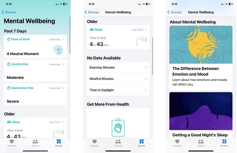 صورة لـ استفد إلى أقصى حد من “تقييمات الصحة العقلية” في تطبيق “الصحة” من Apple | 1kUHeAafH1plBDzCDwHGclQ-DzTechs