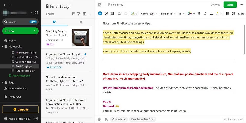 صورة لـ أفضل تطبيقات تدوين الملاحظات المُخصصة للطلاب لتنظيم الدروس والواجبات المنزلية | 1y0ealmsoM-PAJqzyZO83Eg-DzTechs
