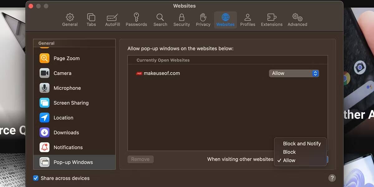 صورة لـ كيفية السماح بالنوافذ المنبثقة على الـ Mac | 13ZZg8P-A6zNSdcEsPBj1oA-DzTechs