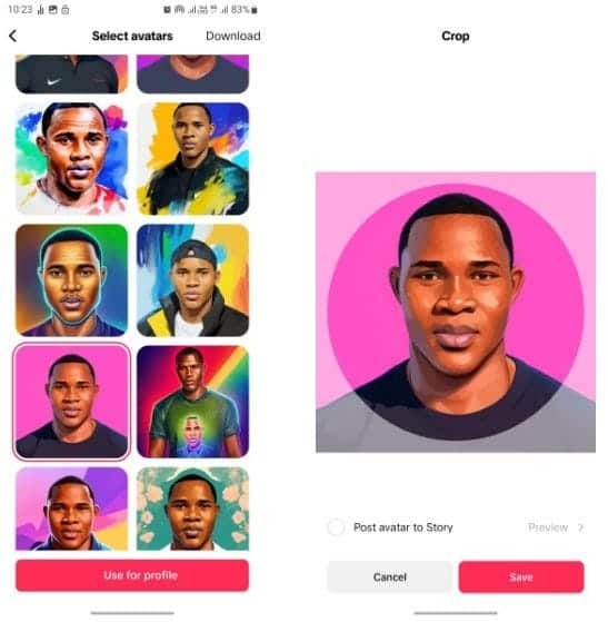 صورة لـ كيفية إنشاء صورة رمزية مجانية ومُبتكرة بالذكاء الاصطناعي على TikTok | 1Uyvjy6-Luc3do87fRnqijw-DzTechs