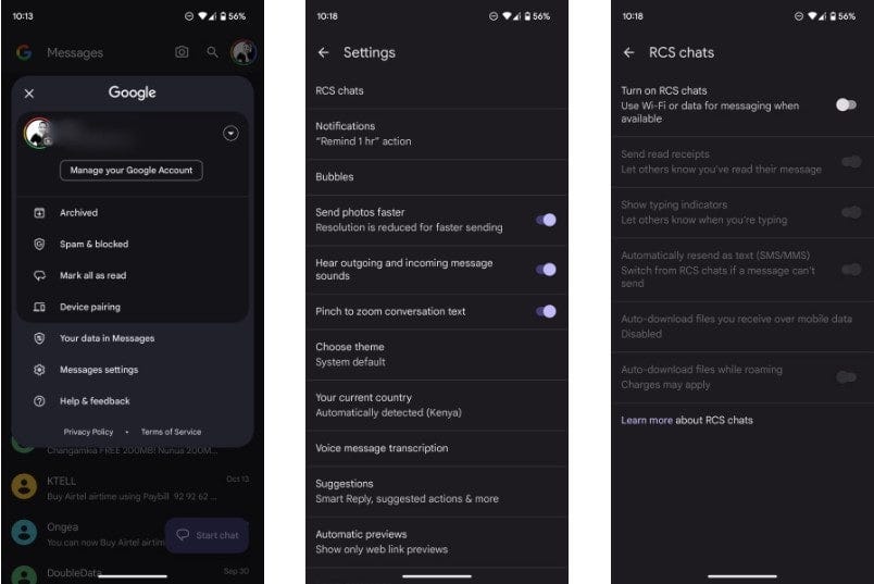 صورة لـ ما هي المُحادثات عبر خدمات الاتصالات التفاعلية (RCS) على نظام Android وكيف أستخدمها؟ | 1lTQYMJS06hjLjrcBQduwpg-DzTechs