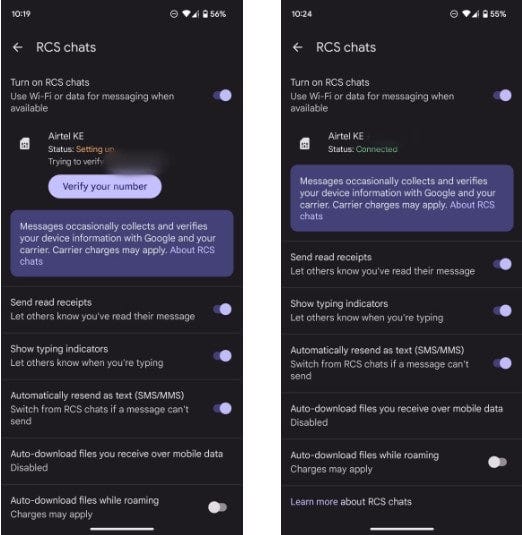 صورة لـ ما هي المُحادثات عبر خدمات الاتصالات التفاعلية (RCS) على نظام Android وكيف أستخدمها؟ | 1tLq-2Pg7Gi8nUCPYh8SbMg-DzTechs