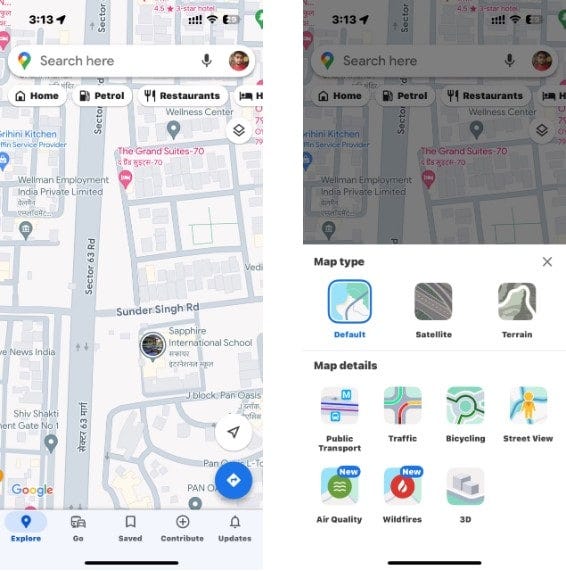 صورة لـ هل الألوان الجديدة لخرائط Google تُزعجك؟ استمتع بتجربة ملاحة مُحسَّنة مع عرض القمر الصناعي | 1tlB4yTH0x2JE9hGG25NtQg-DzTechs