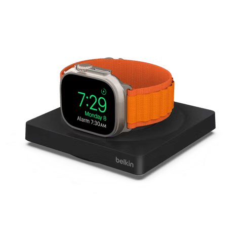 صورة لـ أفضل شواحن Apple Watch المُتاحة في هذا العام التي تستخدم أحدث التقنيات | belkin-boostcharge-pro-portable-fast-charger-for-apple-watch.avif_