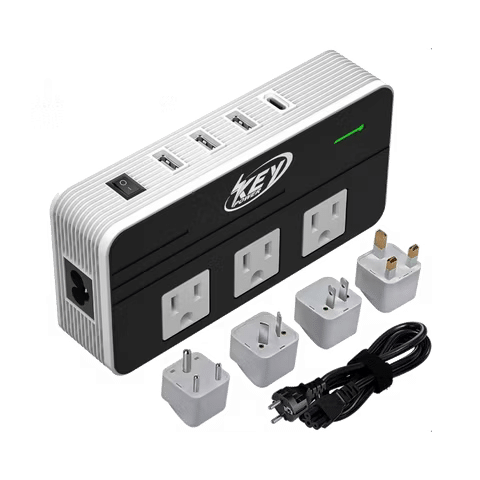 صورة لـ أفضل مُحولات القابس المُخصصة للسفر المُتاحة هذا العام | key-power-voltage-converter-international-travel-adapter-1.avif_