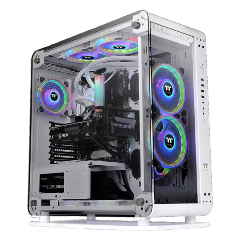 صورة لـ أفضل خيارات صناديق الكمبيوتر البيضاء المُتاحة في هذا العام | thermaltake-core-p6-white-desktop-pc-case.avif_