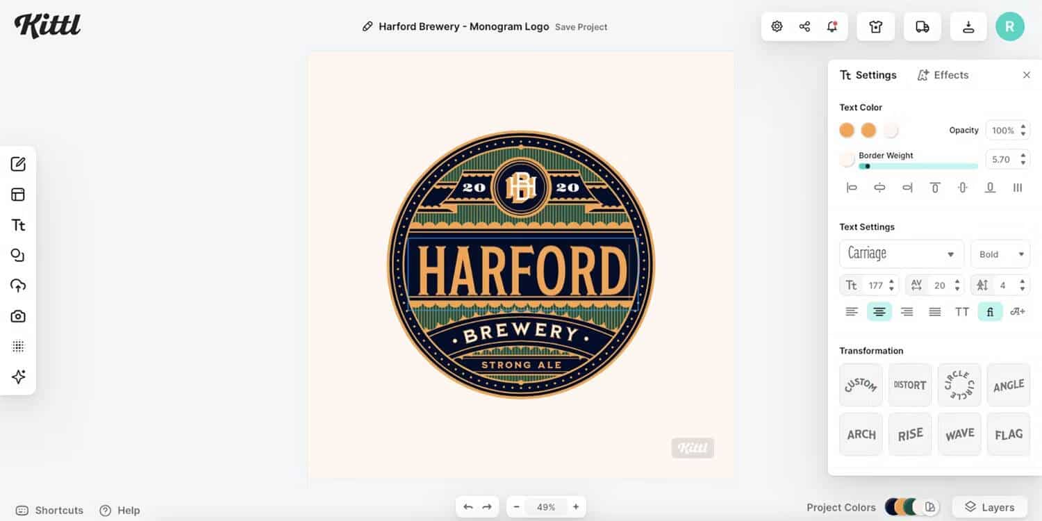 صورة لـ أفضل الطرق لإنشاء الشعارات باستخدام Kittl بأكثر الأساليب إبداعًا | 10U6NOxF6KwMCBDlzIrzm1w-DzTechs