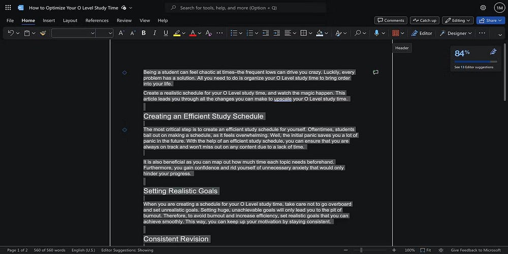 صورة لـ إرشادات سهلة لتكرار صفحة في Microsoft Word بشكل فعّال | 11Qpa3c2A0cqtG4weMHb0Ow-DzTechs
