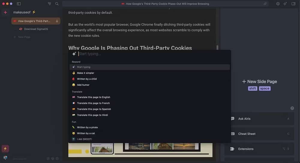 صورة لـ استكشاف أفضل متصفحات الويب المدعومة بتقنيات الذكاء الاصطناعي لتحسين تصفحك | 145OH9Tb4OHNClpUejVEEaQ-DzTechs