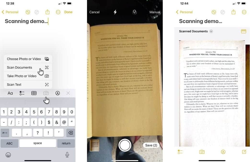 صورة لـ كيفية مسح المستندات ضوئيًا على الـ iPhone الخاص بك لتحويلها إلى نسخ رقمية | 14OQf3ArF5m9zYgAWGSFPog-DzTechs