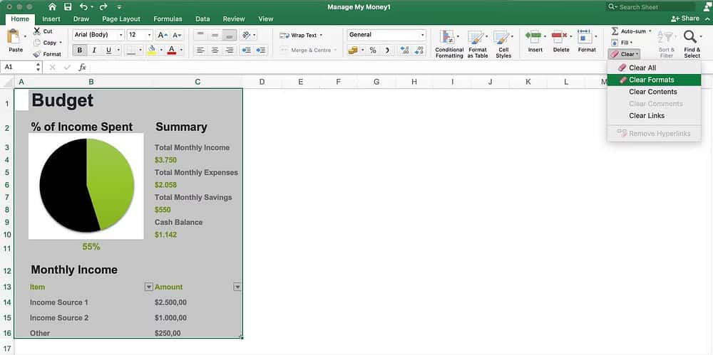 صورة لـ كيفية إلغاء تنسيق الجدول في Excel لتحسين تنظيم بياناتك | 172lnvs9KzWZCLSLQ-Vzeyw-DzTechs