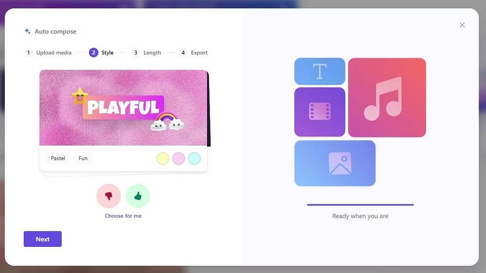 صورة لـ دليل استخدام Clipchamp AI Creator لإنشاء وتعديل مقاطع الفيديو بسهولة | 17kEHlLvwnfkGsjqF38XVPw-DzTechs