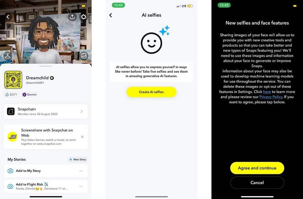صورة لـ كيفية إنشاء صور شخصية بالذكاء الاصطناعي باستخدام ميزة Dreams في Snapchat | 1AnOvg8M8_7pI7egGZevaNQ-DzTechs