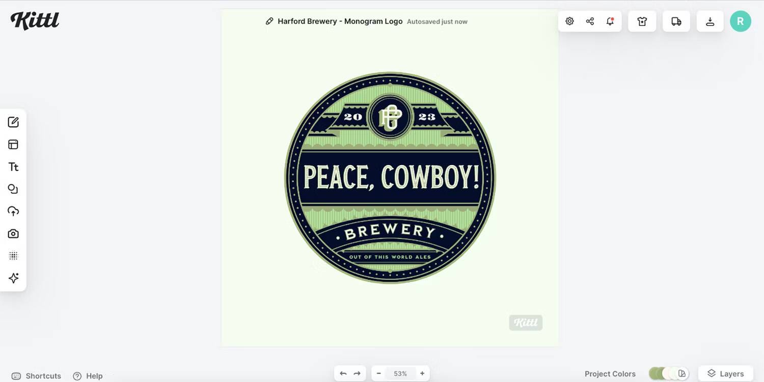صورة لـ أفضل الطرق لإنشاء الشعارات باستخدام Kittl بأكثر الأساليب إبداعًا | 1BhN-gVCTuf37XpBmSOcn1Q-DzTechs