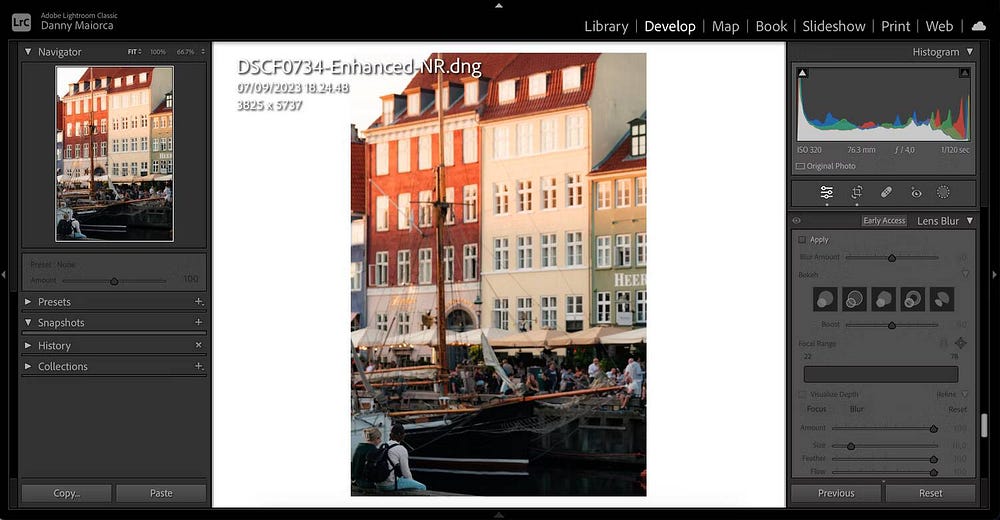 صورة لـ كيفية جعل الخلفية غير واضحة في Adobe Lightroom بخطوات بسيطة | 1EYkZx96gxawOMQtxQRCThw-DzTechs