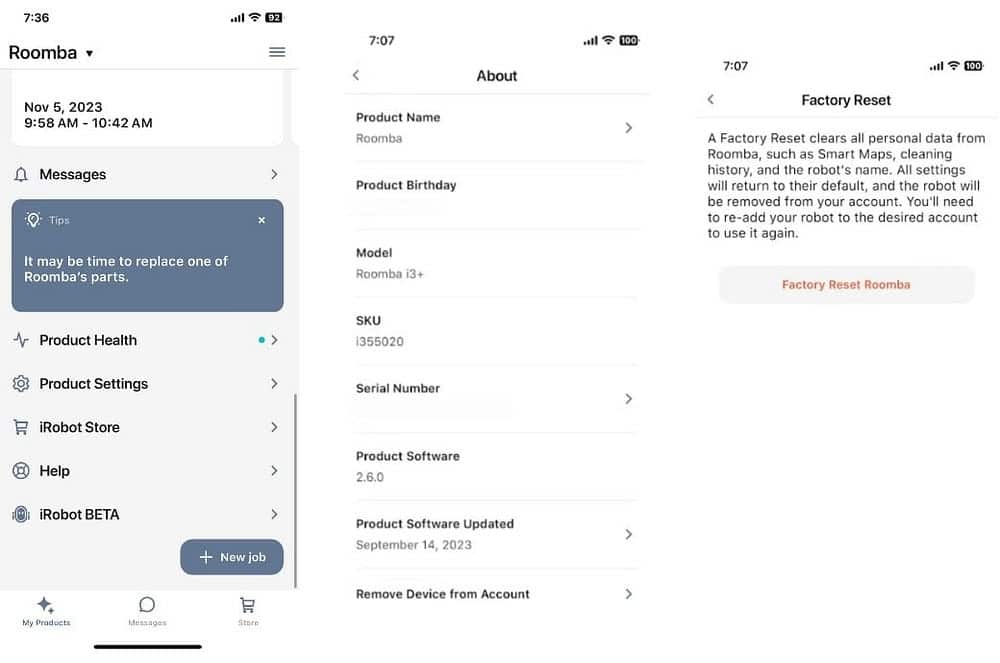 صورة لـ خطوات بسيطة لإعادة تشغيل أو إعادة تعيين مكنسة Roomba® الكهربائية الروبوتية بكفاءة | 1P33oU21z04CDwRj51bCrCA-DzTechs
