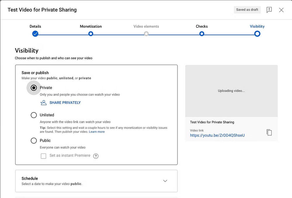 صورة لـ كيفية مُشاركة ومُشاهدة فيديوهات YouTube الخاصة | 1V7rY-u15fbuNc1TxbPHcqg-DzTechs