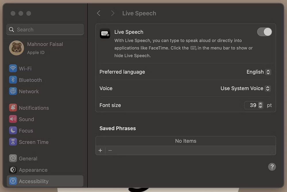 صورة لـ كيفية كتابة ما تُريد قوله ونطقه بصوت عالٍ أثناء مكالمات FaceTime على الـ iPhone | 1eCHsGEjsRyBvpmCmMsFHZw-DzTechs
