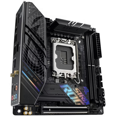 صورة لـ أفضل اللوحات الأم B760 المُتاحة هذا العام: دليل الشراء الشامل | asus-rog-strix-b760-miniitx.avif_