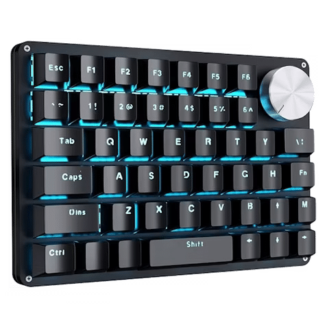 صورة لـ أفضل لوحات المفاتيح المُخصصة للألعاب لتحسين تجربتك أثناء اللعب | koolertron-one-handed-mechanical-gaming-keyboard-tag.avif_