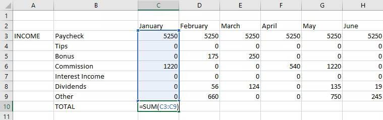 صورة لـ دليل إنشاء وتتبع الميزانية الشخصية باستخدام Excel لفهم نمط إنفاقك | 14po2BU9pghuFnnVZBOvaFg-DzTechs