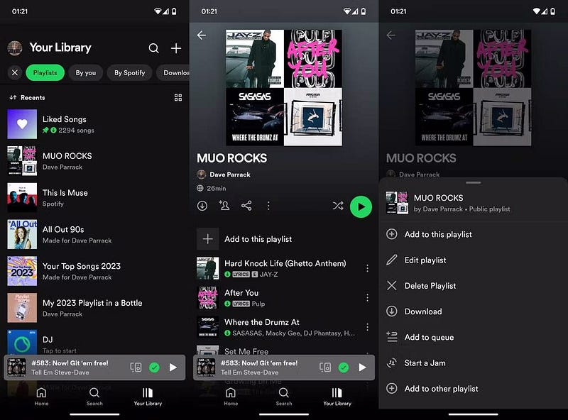 صورة لـ أفضل النصائح لإنشاء قوائم تشغيل مُميزة على Spotify وإضافة الأغاني إليها وإدارتها | 1BavxxdLsMerG7PnvbHnibg-DzTechs