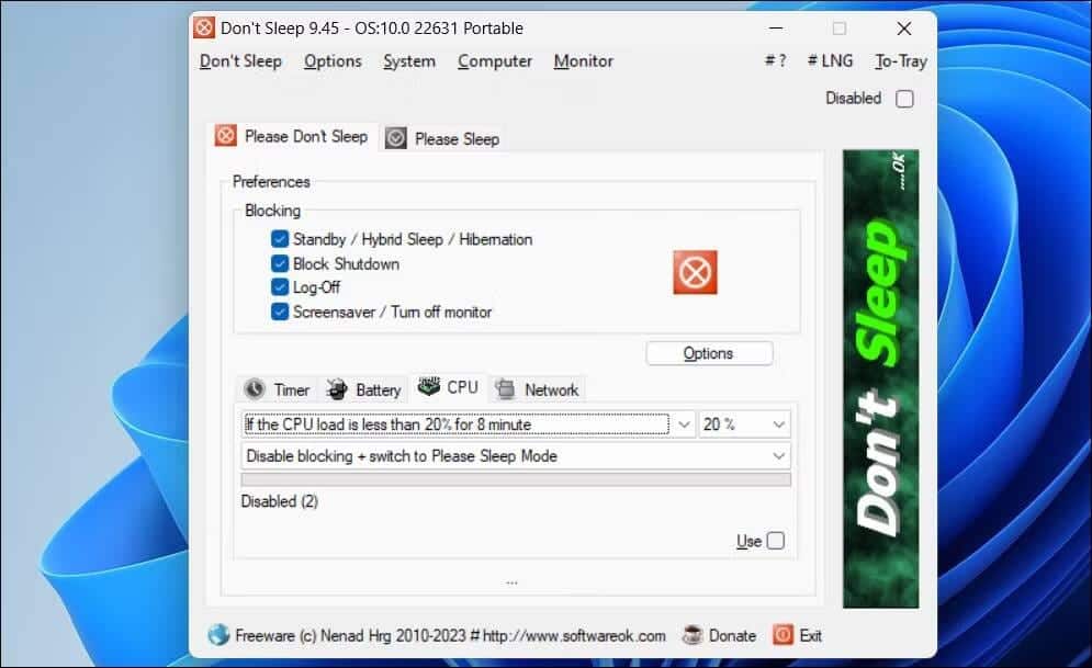 صورة لـ كيفية تعطيل وضع السكون مُؤقتًا في Windows 10/11: بعض الطرق | 1FgbWPKkzRtGC5fgTYm6wmw-DzTechs