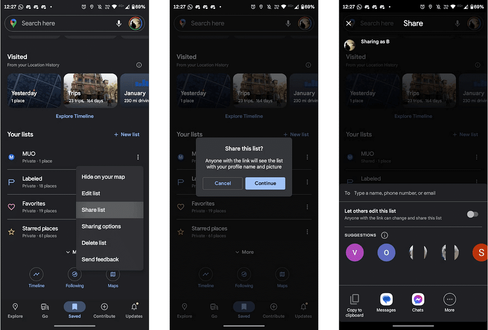 صورة لـ خطوات إنشاء ومشاركة قوائم مُخصصة بالأماكن في خرائط Google | 1M3OnbrcE3zOqRwYALKsWNQ-DzTechs