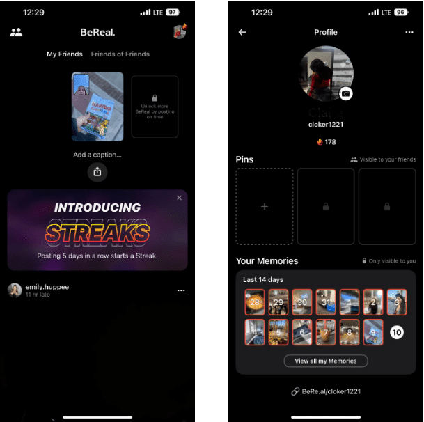صورة لـ ما هي ميزة السلاسل (Streaks) على BeReal؟ كيف تبدأ سلسلة BeReal | 1OjecAMf8zlLg5rF7wPpd8w-DzTechs