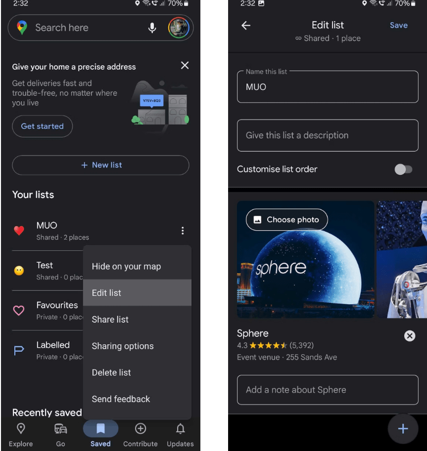 صورة لـ خطوات إنشاء ومشاركة قوائم مُخصصة بالأماكن في خرائط Google | 1P8TjBQWQ5gzQQkS9FbApXQ-DzTechs