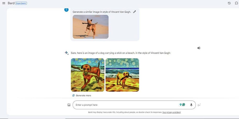 صورة لـ كيفية استخدام Google Bard لإنشاء صور مُولدة بالذكاء الاصطناعي | 1Q9LQhuzmWQmiFkwsZOBvJQ-DzTechs