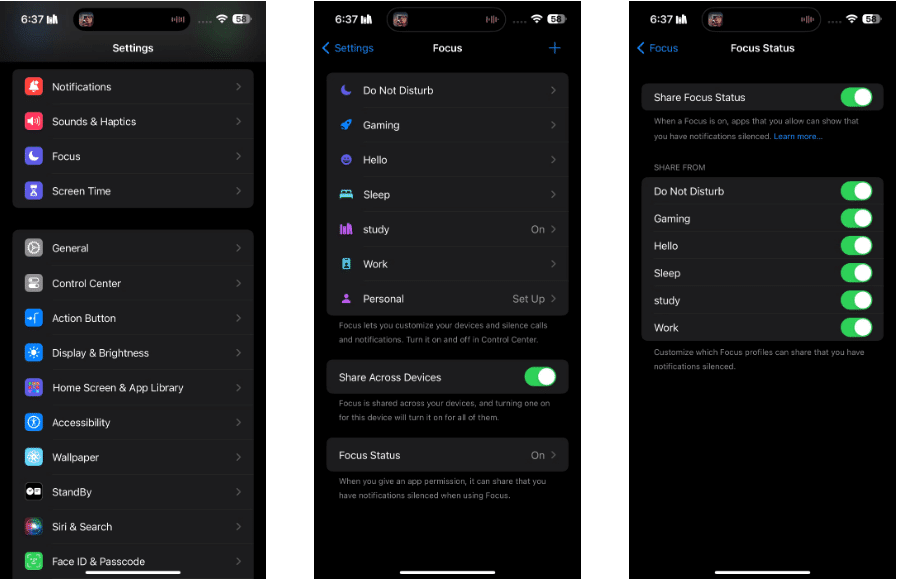 صورة لـ ما هي حالة التركيز على الـ iPhone الخاص بك؟ (وكيفية تمكينها) | 1QUAMkzkd-n86qZKE4SVzSg-DzTechs