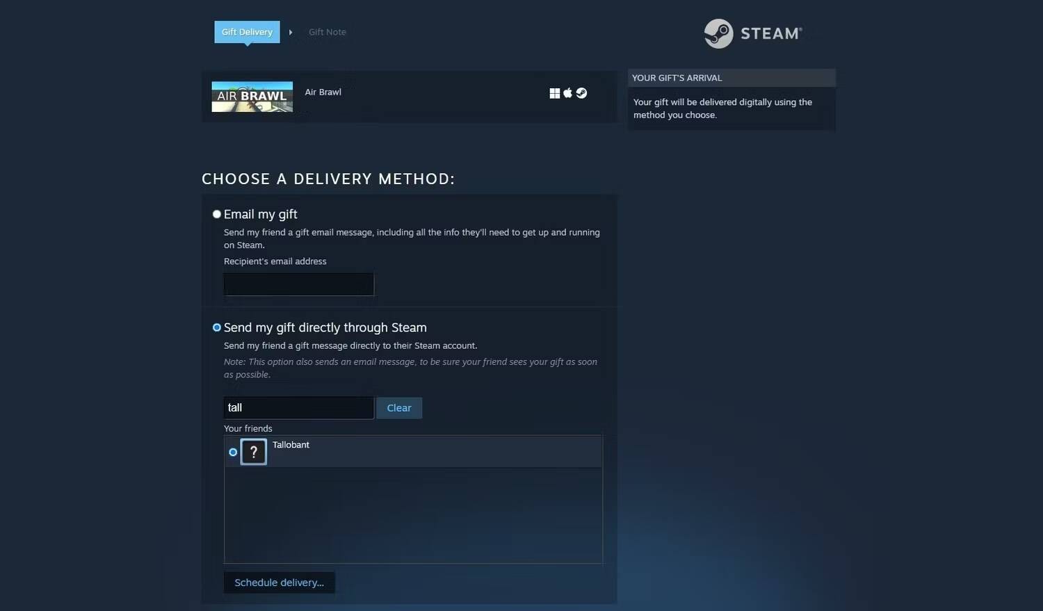 صورة لـ دليل كيفية إرسال الألعاب عبر Steam كهدايا لمشاركة المرح والتسلية | 1UJ7DhBKwAse99Pmeu0j0EA-DzTechs