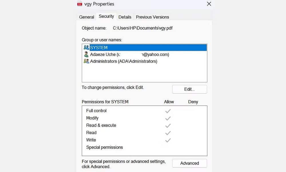 صورة لـ طرق إصلاح خطأ “تم رفض الوصول” على Windows 11 | 1XJRC2BjOu-1EuY0zjvp69g-DzTechs
