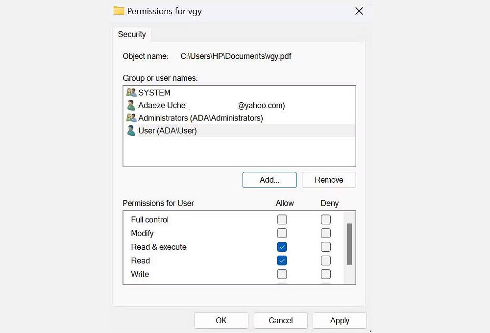 صورة لـ طرق إصلاح خطأ “تم رفض الوصول” على Windows 11 | 1bjhlU4i49RZB5u8NBw3oRA-DzTechs