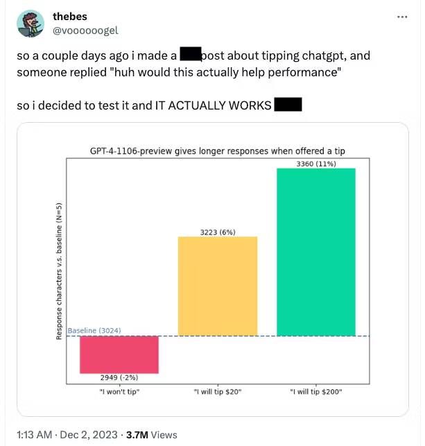صورة لـ تأثير التفاعل الإيجابي والمُهذب مع ChatGPT على أدائه ودقة ردوده: دراسة وتحليل | 1eFr0XWkmA2PZytXiuWgNgw-DzTechs