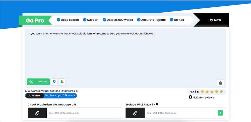 صورة لـ أدوات مجانية للتحقق من الانتحال الأدبي: أفضل مُدقق لغوي يُمكنك الاعتماد عليه | 1jmgAqAiXR2AXX8znMQ8Qlw-DzTechs