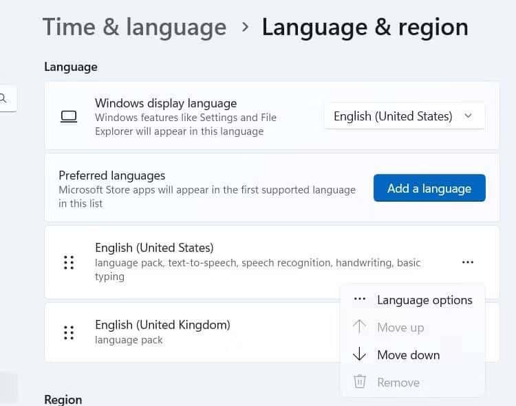 صورة لـ كيفية إضافة وتغيير تخطيطات لوحة المفاتيح في Windows 11 | 1kT9Yb3jZYQJyt3ygZuIVqg-DzTechs