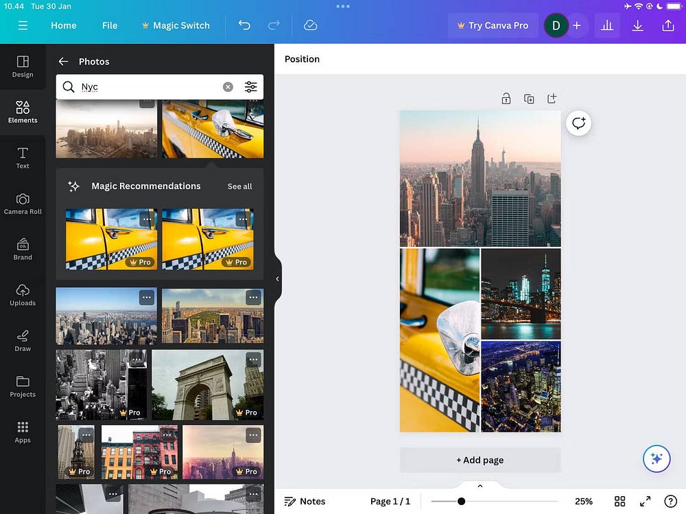 صورة لـ كيفية إنشاء صورة مُجمَّعة (كولاج) في Canva من خلال خطوات بسيطة | 1kXO-tLOIT49vShcXr5lsoA-DzTechs