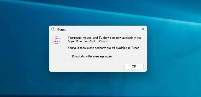 صورة لـ Apple تستبدل iTunes بتطبيقات مُستقلة على Windows ولكن لا يجب عليك إلغاء تثبيته | 1u1DNXQW88uJFRKWpVmr3eg-DzTechs