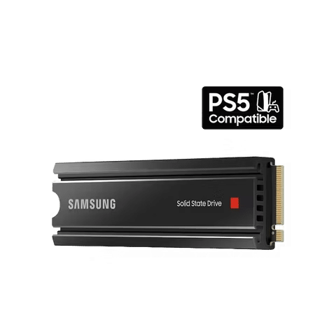صورة لـ أفضل محركات SSD المُتاحة لترقية تخزين جهاز PS5 وتحسين أدائه | samsung-980-pro-with-heatsink.avif_