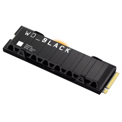 صورة لـ أفضل محركات SSD المُتاحة لترقية تخزين جهاز PS5 وتحسين أدائه | wd_black-sn850x-with-heatsink.avif_