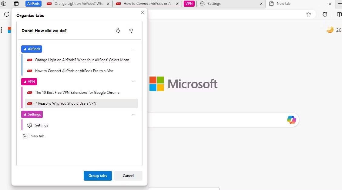 صورة لـ كيفية تجميع علامات التبويب في Chrome و Edge و Safari و Firefox | 19B_Kx92W-XdT72127kFl4w-DzTechs