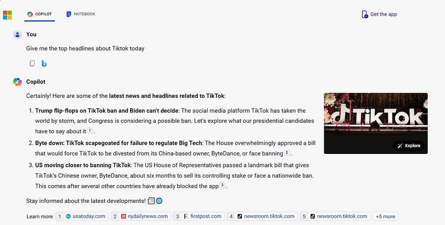 صورة لـ بعض الأسباب لاستخدام Microsoft Copilot بدلاً من ChatGPT | 1Poxjp6QPbV5FISX9CTUJpA-DzTechs