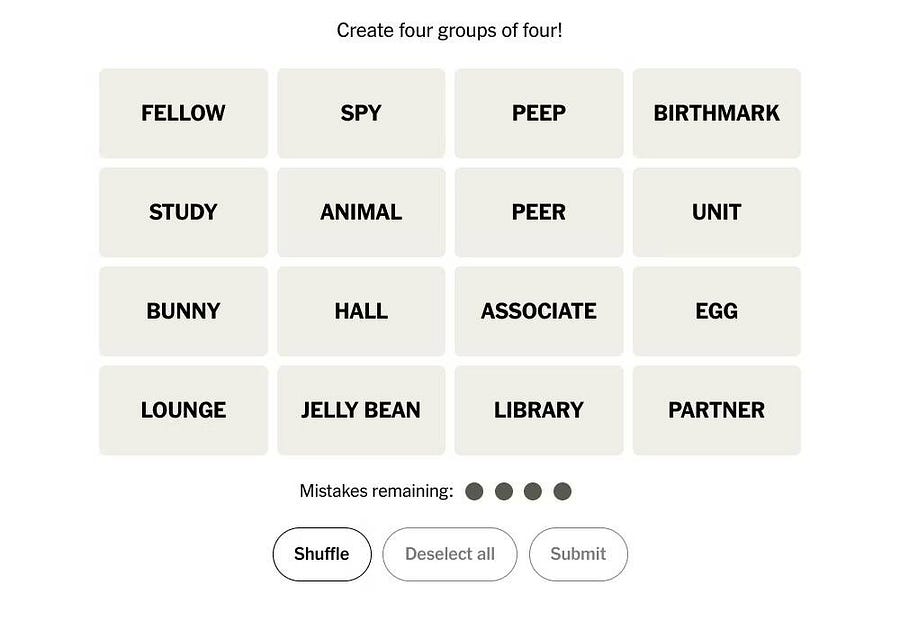 صورة لـ ما هي لعبة New York Times Connections وكيف يُمكنك لعبها؟ | 1UoitUn2dJ6lhkQ46L5kfMg-DzTechs