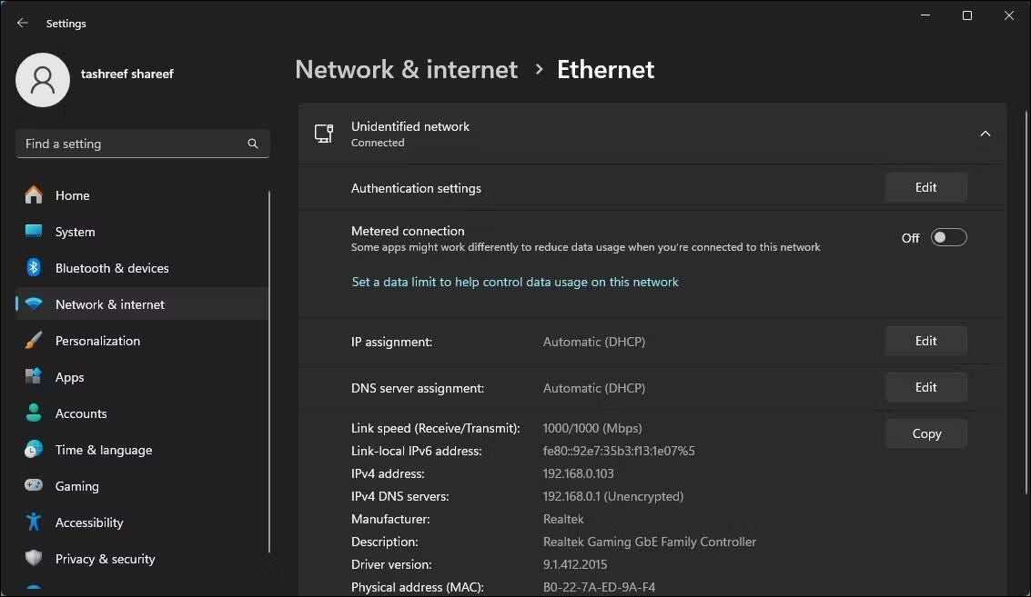 صورة لـ كيفية إصلاح الخطأ “لا يحتوي Ethernet على تكوين IP صالح” على Windows | 1Zf0-0rz6cV3A3cGtEuVFmQ-DzTechs