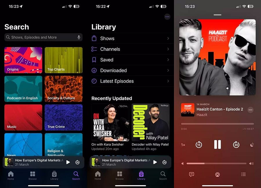 صورة لـ تطبيقات مجانية يُمكنك استخدامها للاستماع إلى ملفات البودكاست المُفضلة لديك | 1cIBN2ifCgVkLkycfqEs2Eg-DzTechs
